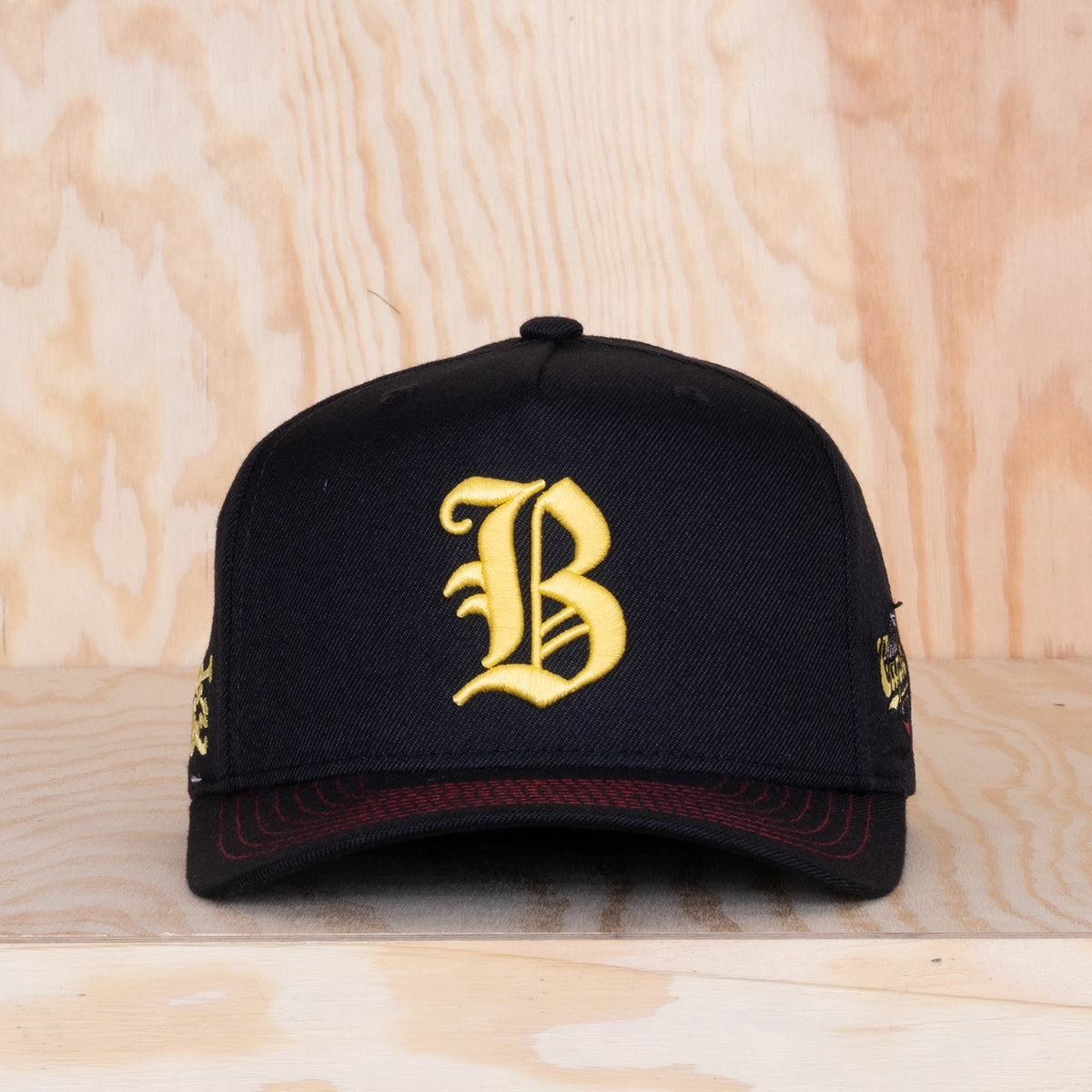 Ca'put Letter B Cap Black / Yellow