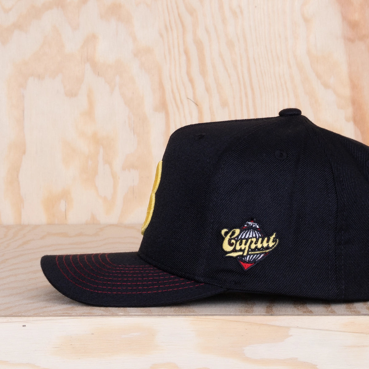 Ca'put Letter B Cap Black / Yellow