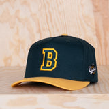 Ca'put Letter B Cap Gold/Dark Forest