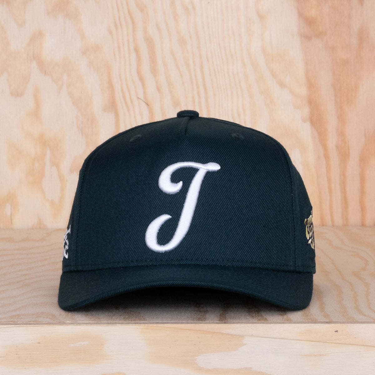Ca'put Letter J Cap Dark Forest