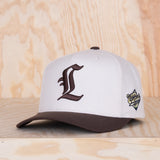 Ca'put Letter L Cap Ivory / Dark Brown
