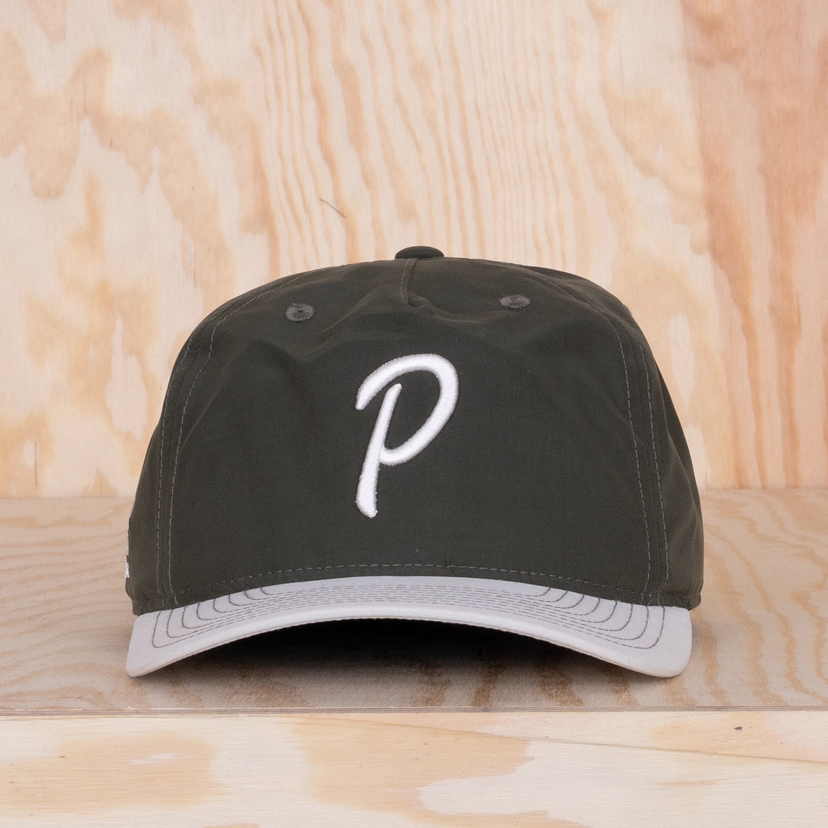 Ca'put Letter P Caddy Cap Olive / Ivory