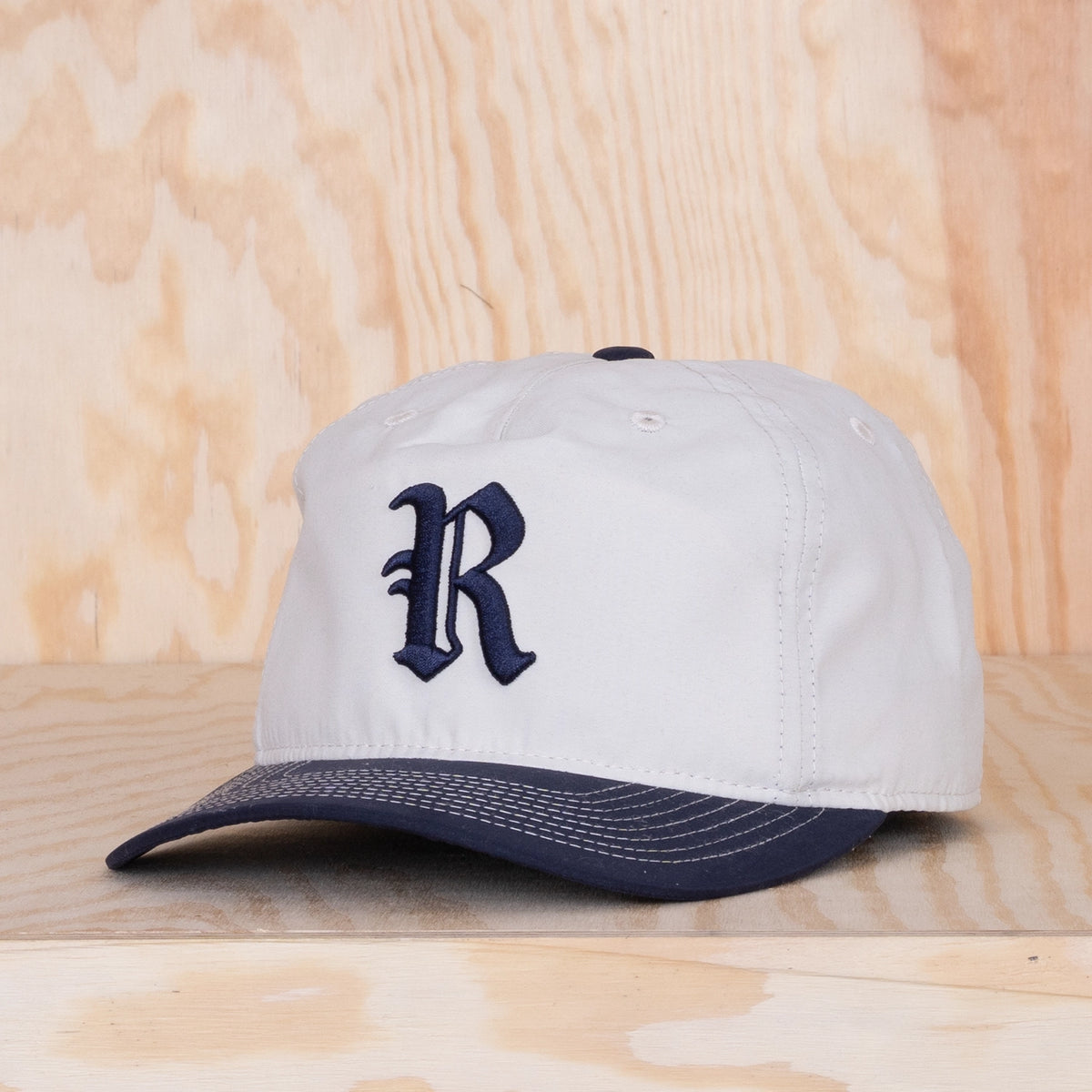 Ca'put Letter R Caddy Cap Ivory Navy