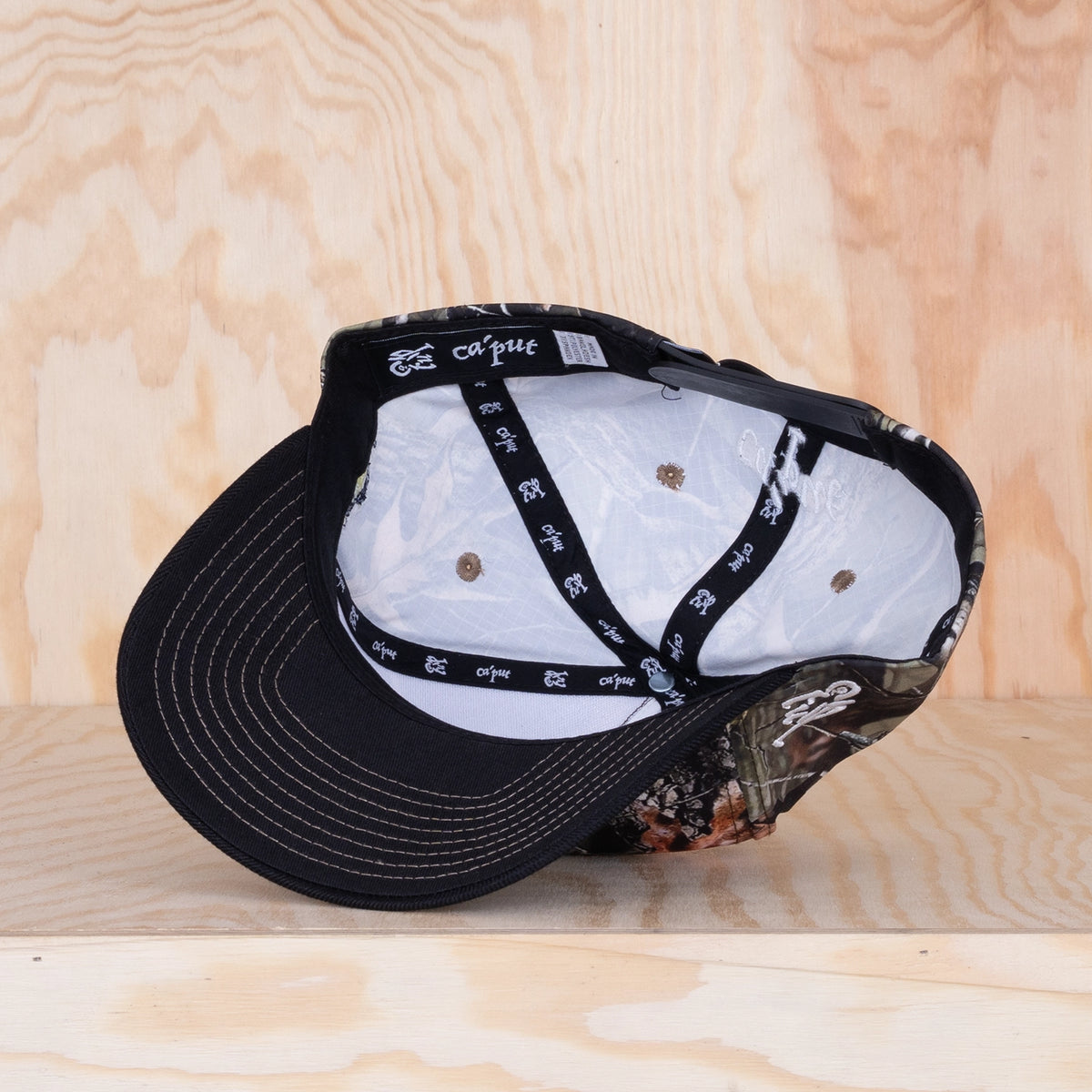 Ca'put Letter R Cap Camo/Black