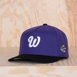 Ca'put Letter W Cap Purple/Black