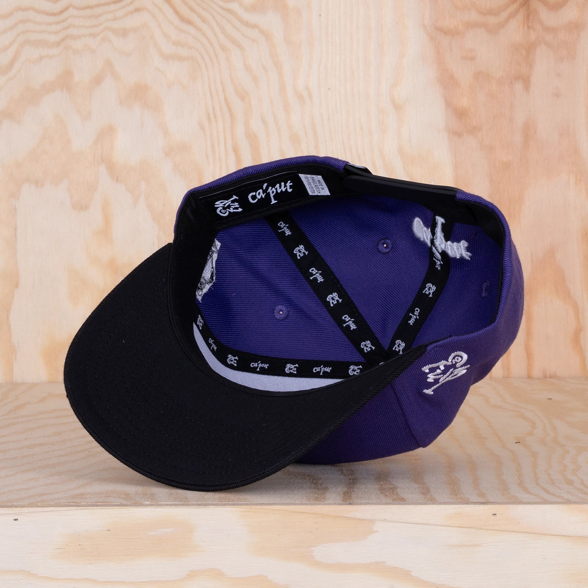Ca'put Letter W Cap Purple/Black