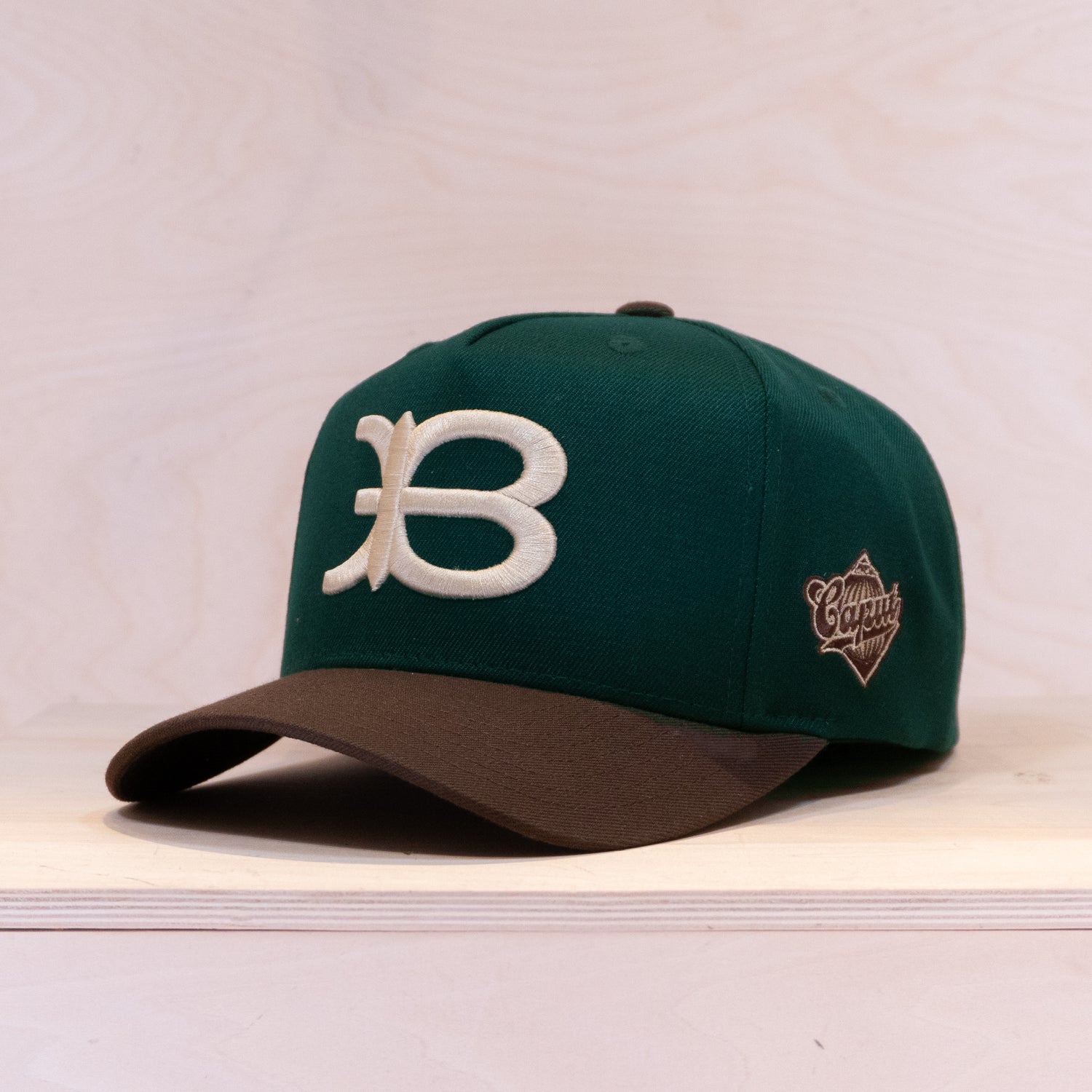 Ca´put Letter B Cap Dk Forest / Dk Brown