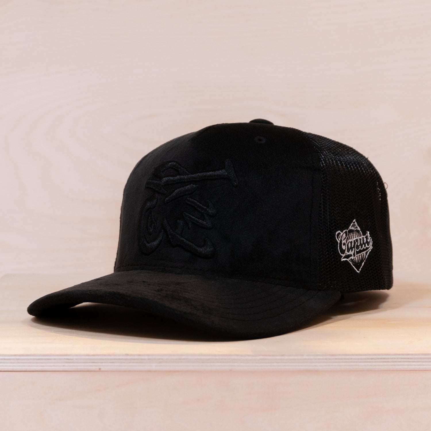 Ca'put Dude Logo Velvet Cap Black