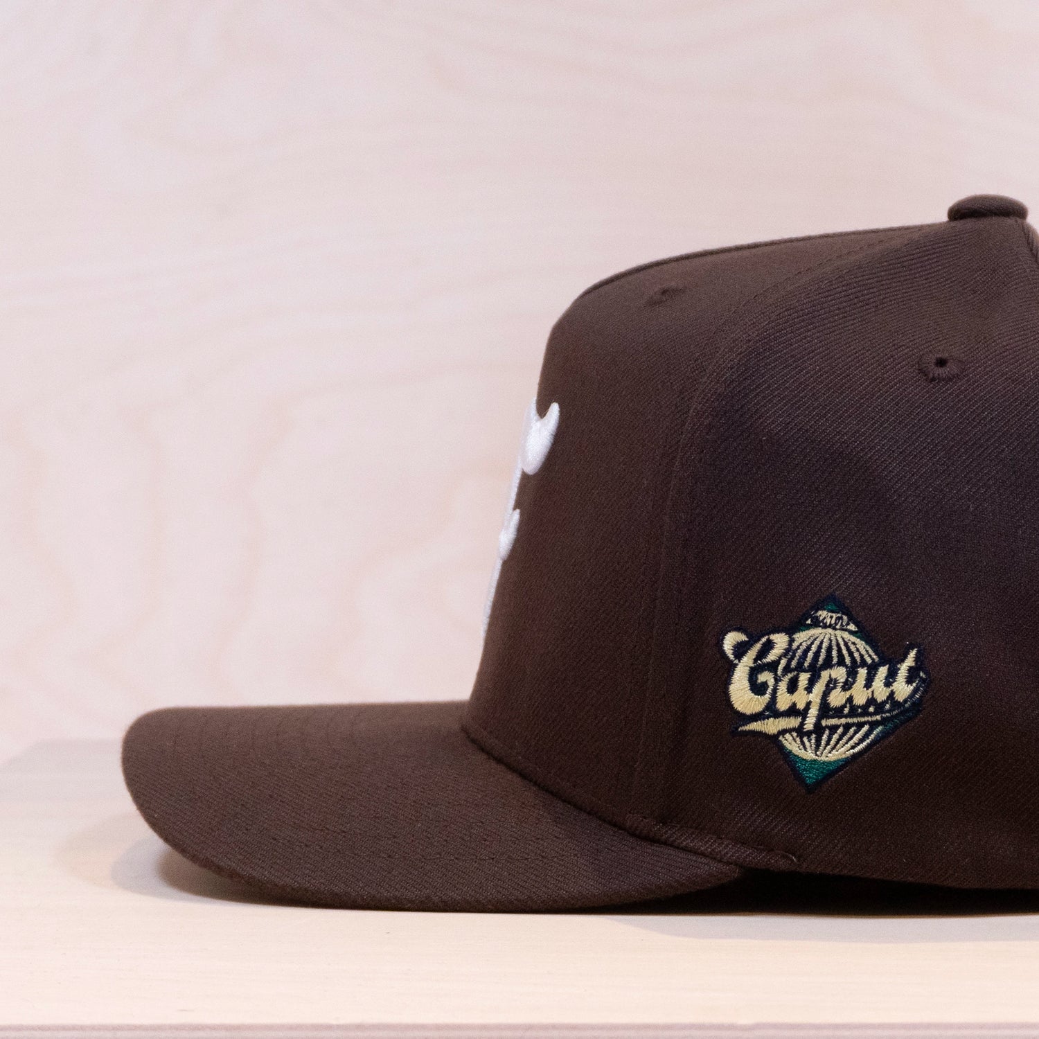 Ca´put Letter F Cap Dark Brown