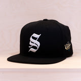 Ca´put Letter S Fitted Cap Black