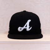 Ca´put Letter A Fitted Cap Black