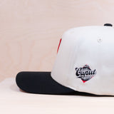 Ca´put Patches Exclusive Letter P Outline Cap Ivory/Black