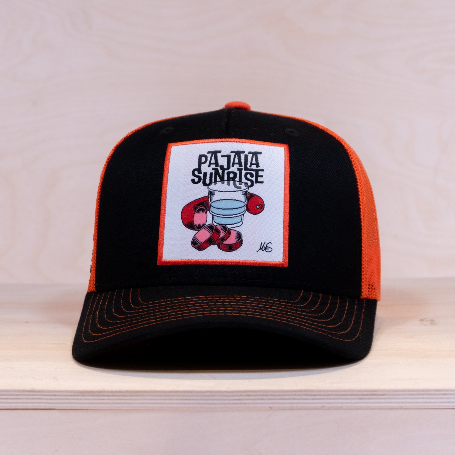 Ca´put Patches Exclusive Pajala Sunrise Trucker Cap Black/Orange