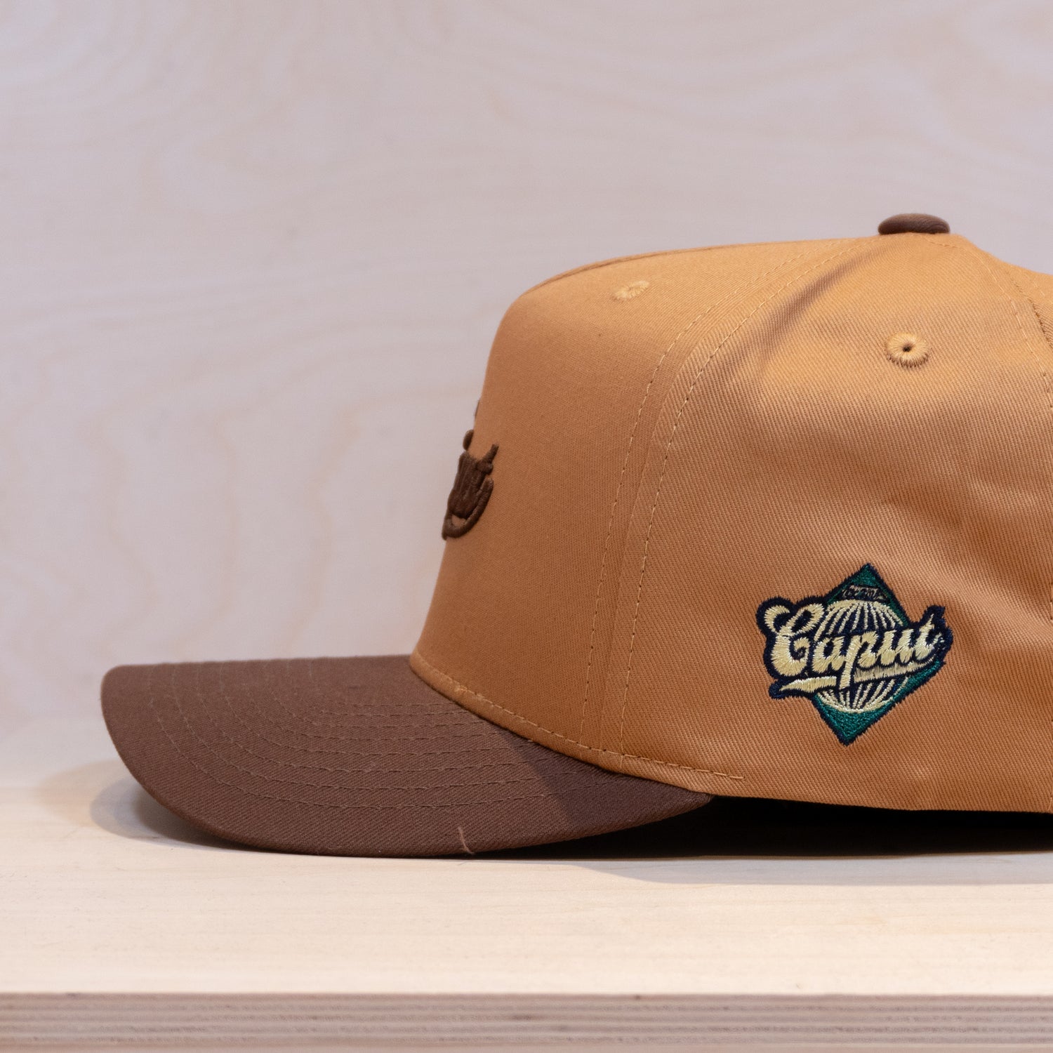 Ca'put Retro Logo Cap Brown