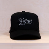 Ca´put Retro Logo Outline Cap Black