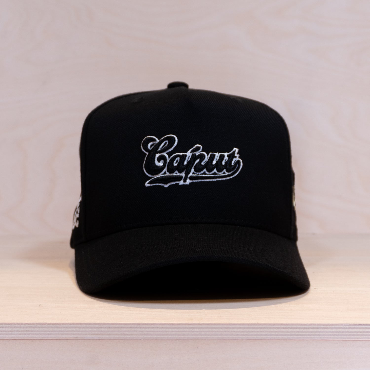 Ca´put Retro Logo Outline Cap Black