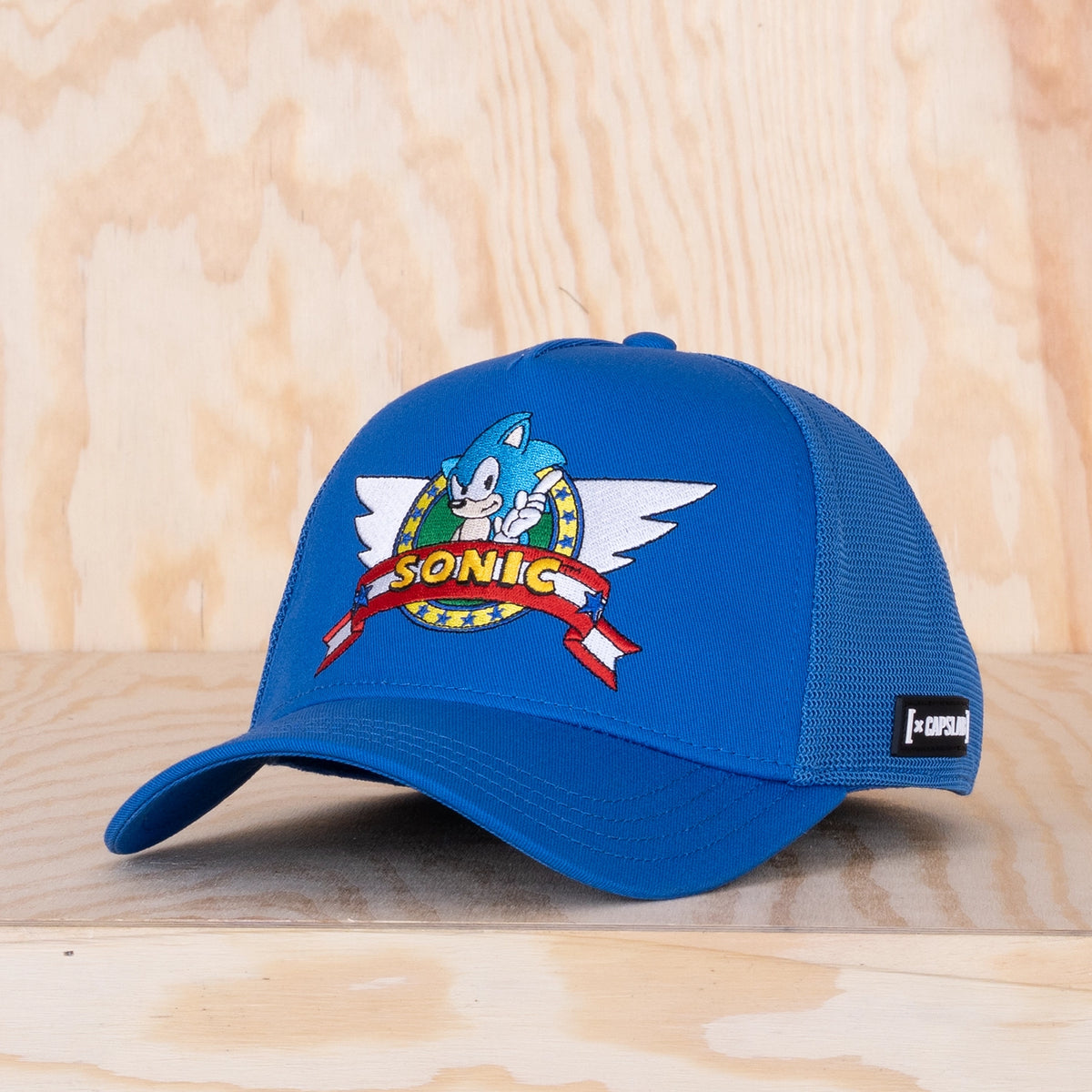 Capslab Sonic Trucker Cap Blue
