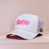 Capslab Barbie Logo Trucker Pink/White