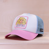 Capslab Barbie Trucker Turquoise/White/Pink