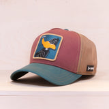 Capslab Daffy Trucker Cap Brown