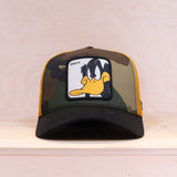 Capslab Looney Tunes Daffy Duck Trucker Camouflage/Black/Orange