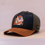 Capslab Looney Tunes Taz Trucker Dark Green/Black/Brown