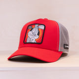 Capslab Looney Tunes Trucker Cap Bugs Bunny Red