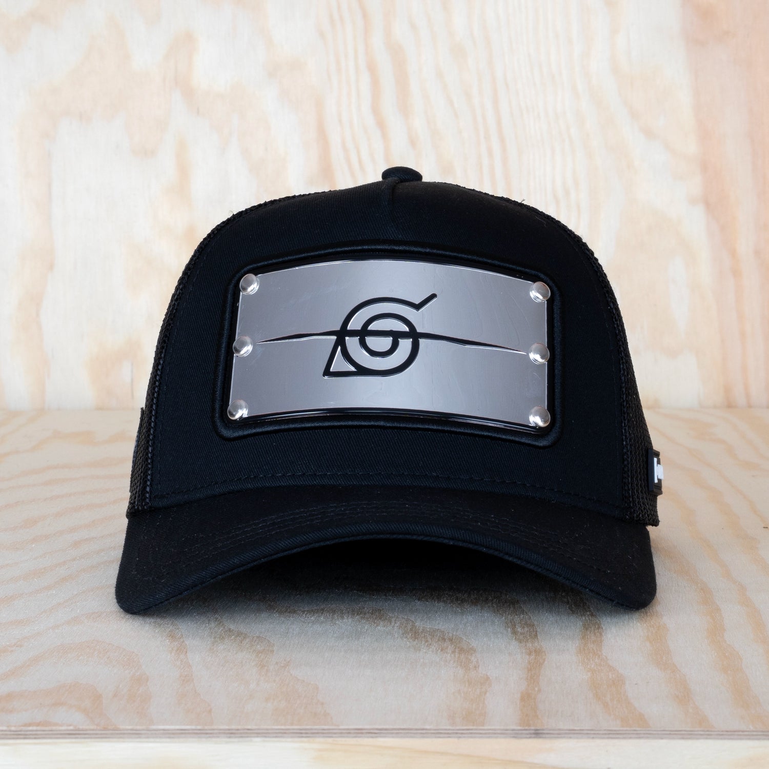 Capslab Naruto Konah Headband Trucker Cap Black