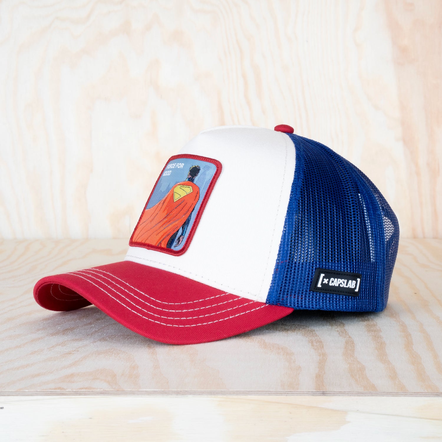 Capslab Superman Force For Good Trucker Cap White/Blue/Red