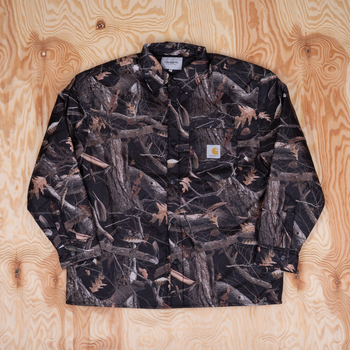 Carhartt Kandler Liner Jacket Black Camo Feather Tree/Black