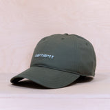 Carhartt Canvas Script Dad Cap Leaf/Tourmaline