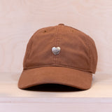 Carhartt Heart Metal Dad Cap Hamilton Brown/Silver