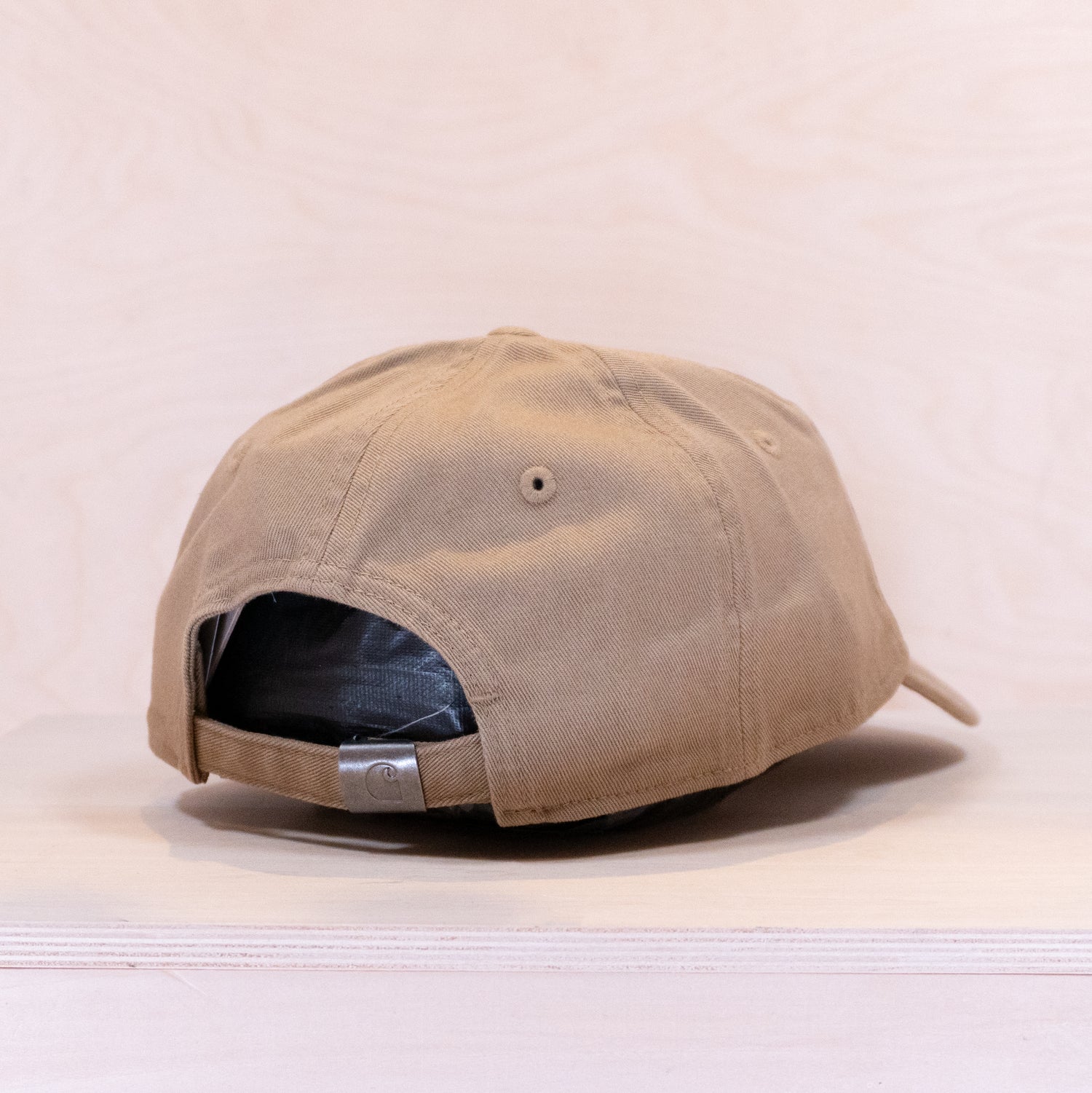 Carhartt Madison Logo Dad Cap Leather/White
