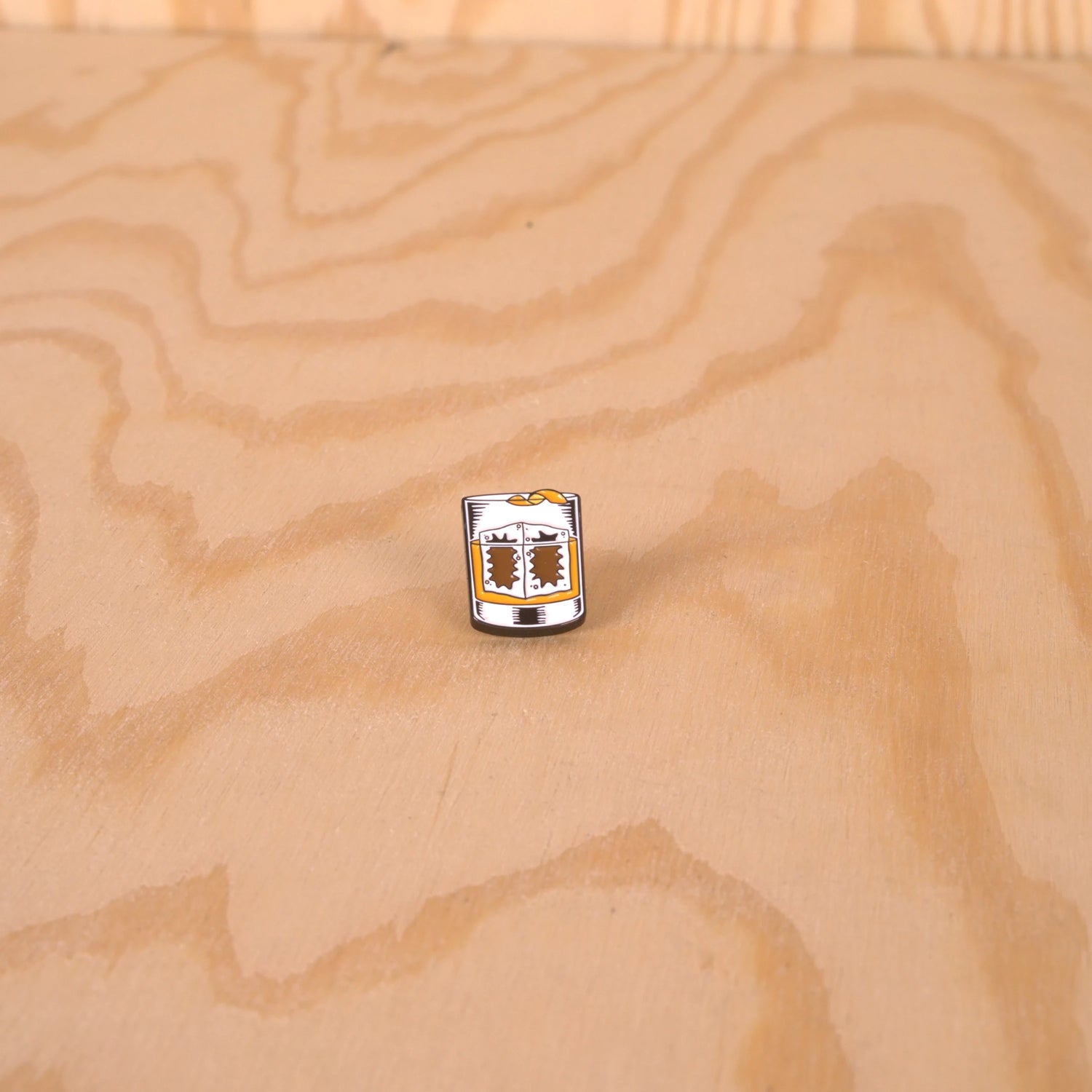 Ca'put Old Fashioned Pin Orange