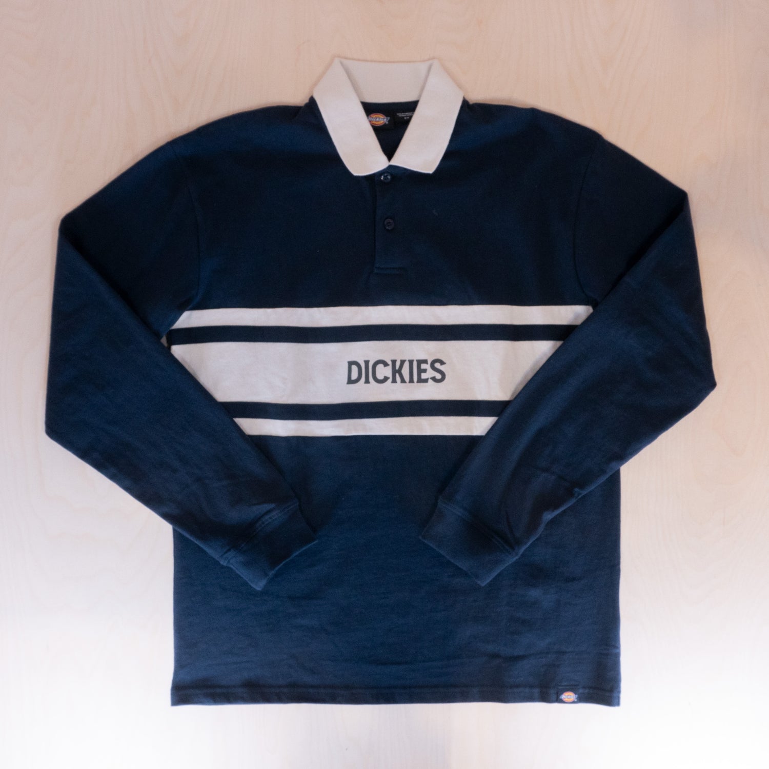 Dickies Yorktown Long Sleeve Rugby Shirt Dark Navy