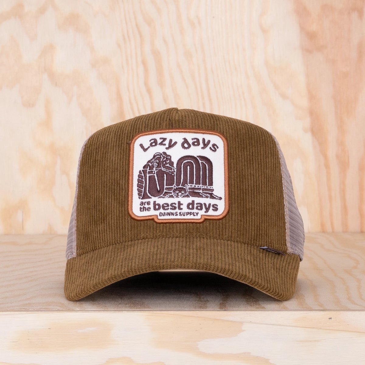 Djinns HTF Lazy Days Trucker Cap Brown/Khaki