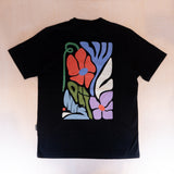Djinns Flowers T-shirt Black