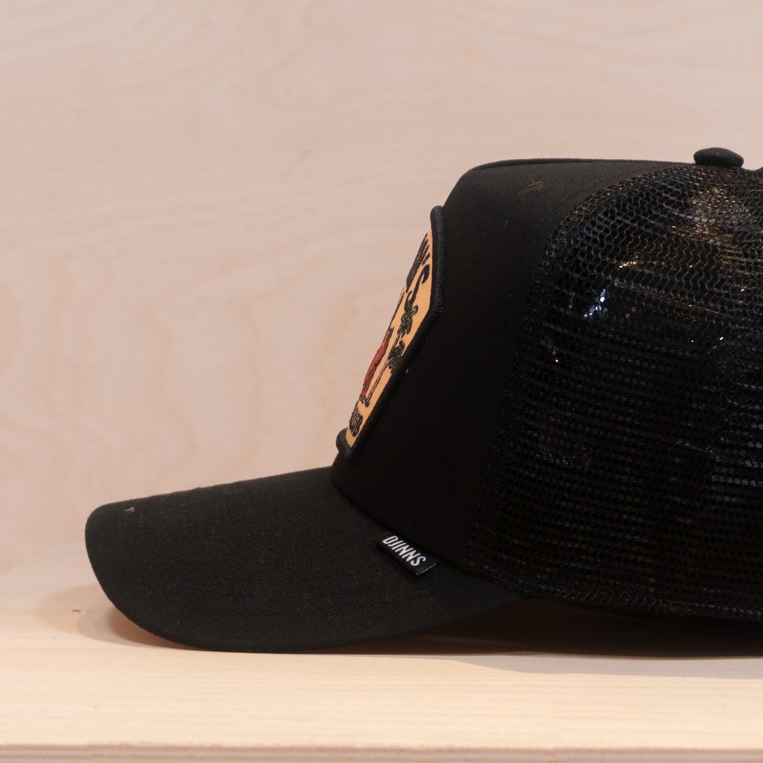 Djinns HTF DNC Sloth Trucker Cap Black