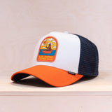 Djinns Sunday Sloth Trucker Cap White/Rust