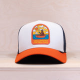 Djinns Sunday Sloth Trucker Cap White/Rust