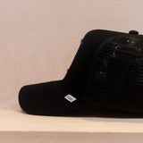 Djinns HTF Hippy Canvas Trucker Cap Black