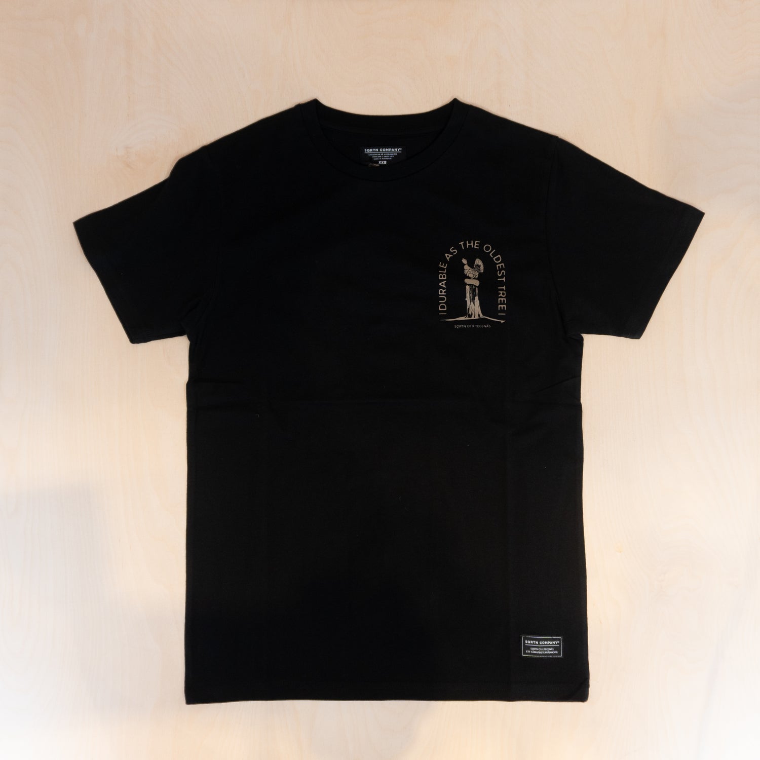 Sqrtn Durable T-shirt Tegsnäs Black