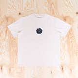 New Black Flower T-shirt Stone Beige