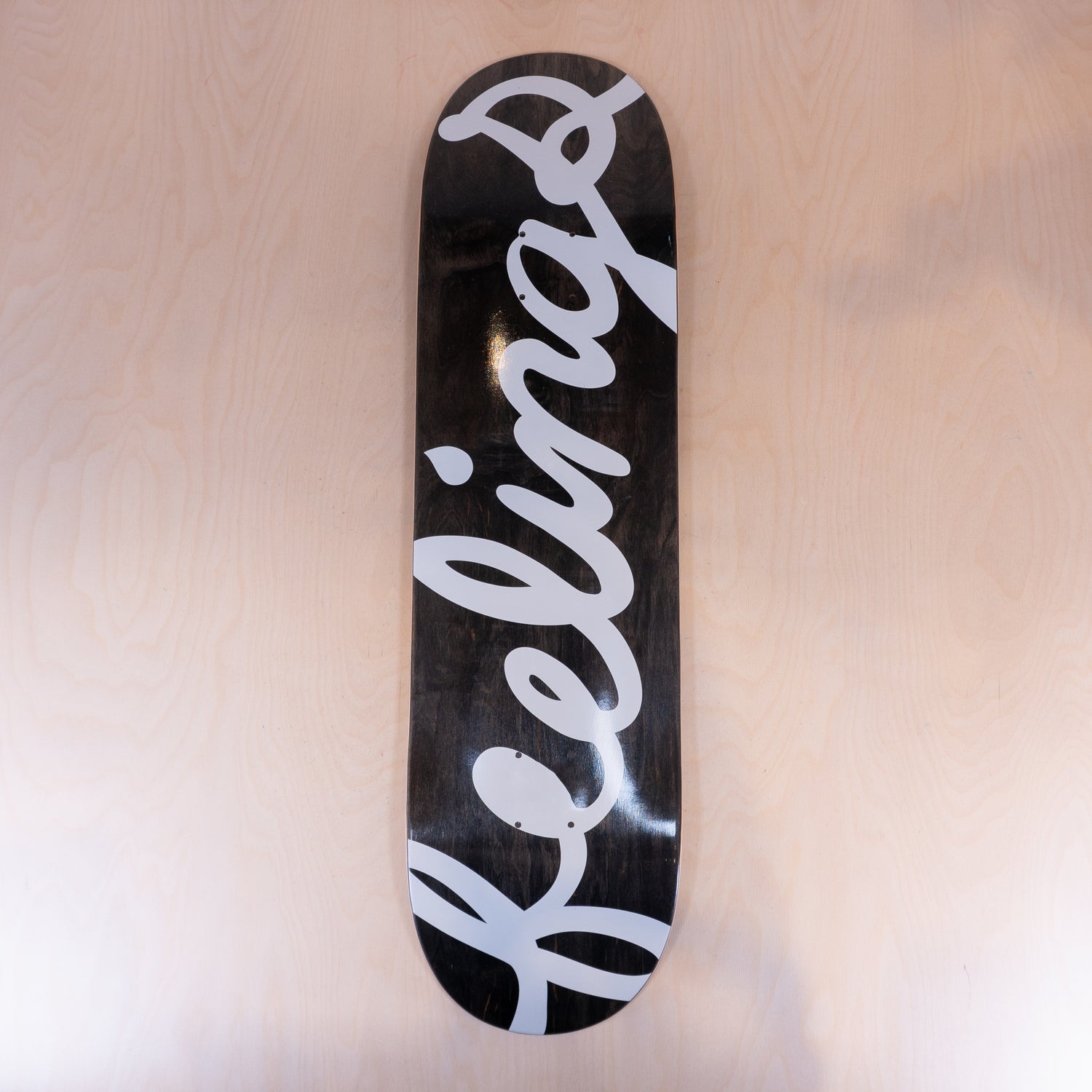 Feelings Logo black Skatedeck 8,5