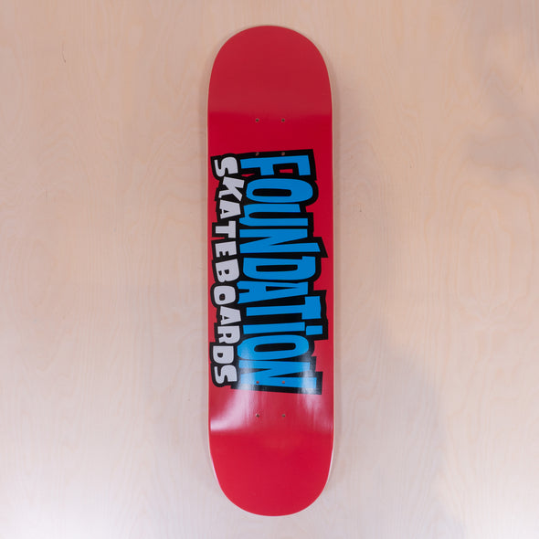 Foundation From The 90s Red 8.0 Skatedeck