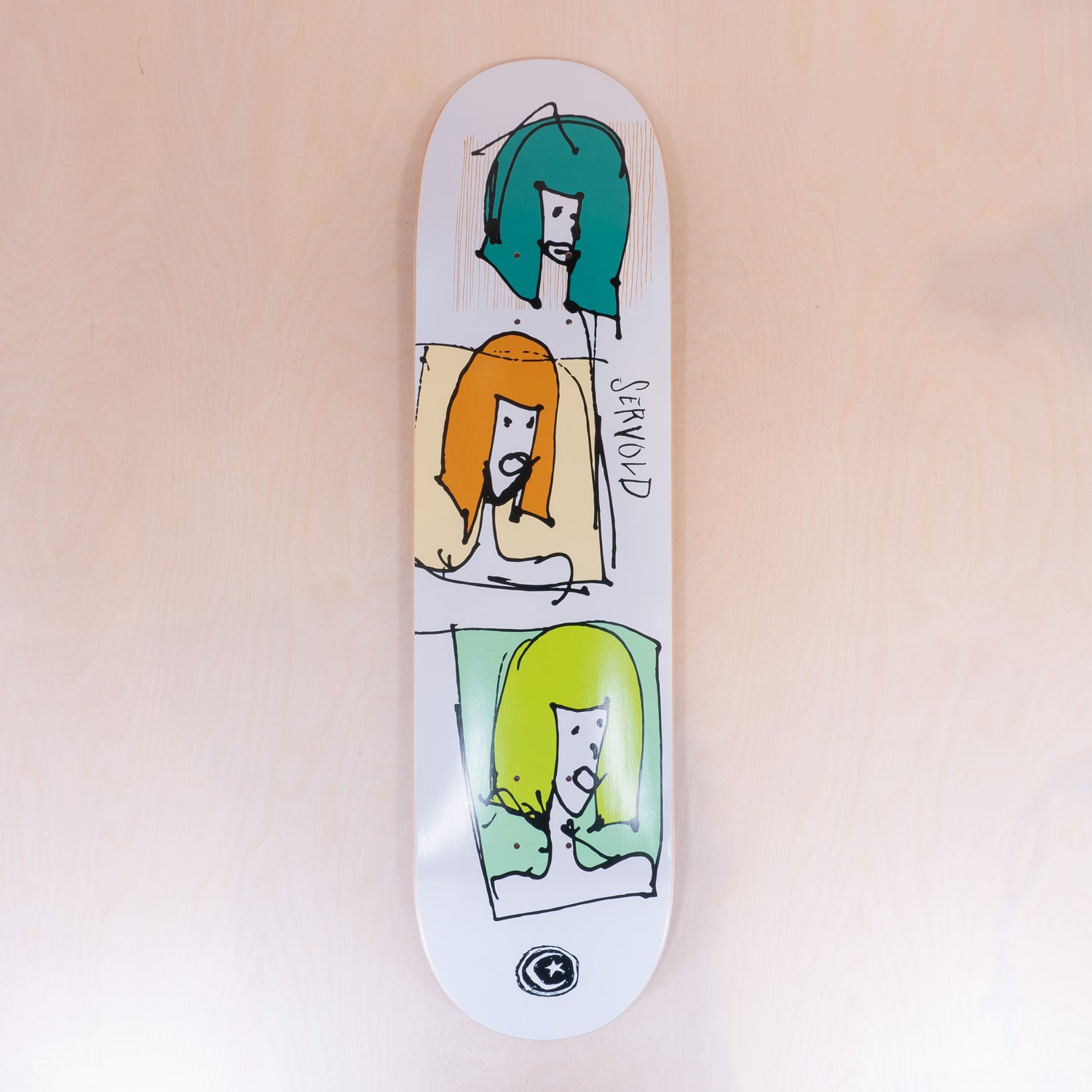 Fundation Dakota Servold Ladies 8.25 Skatedeck