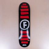 Fundation Doodle Stripe Black 8 Skatedeck