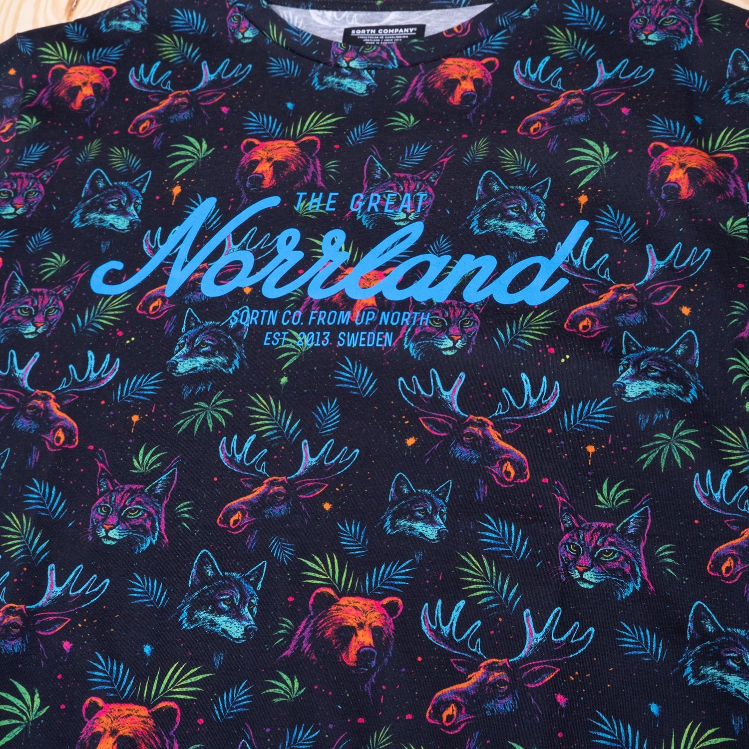 Sqrtn Great Norrland T-shirt DS Revsund Black