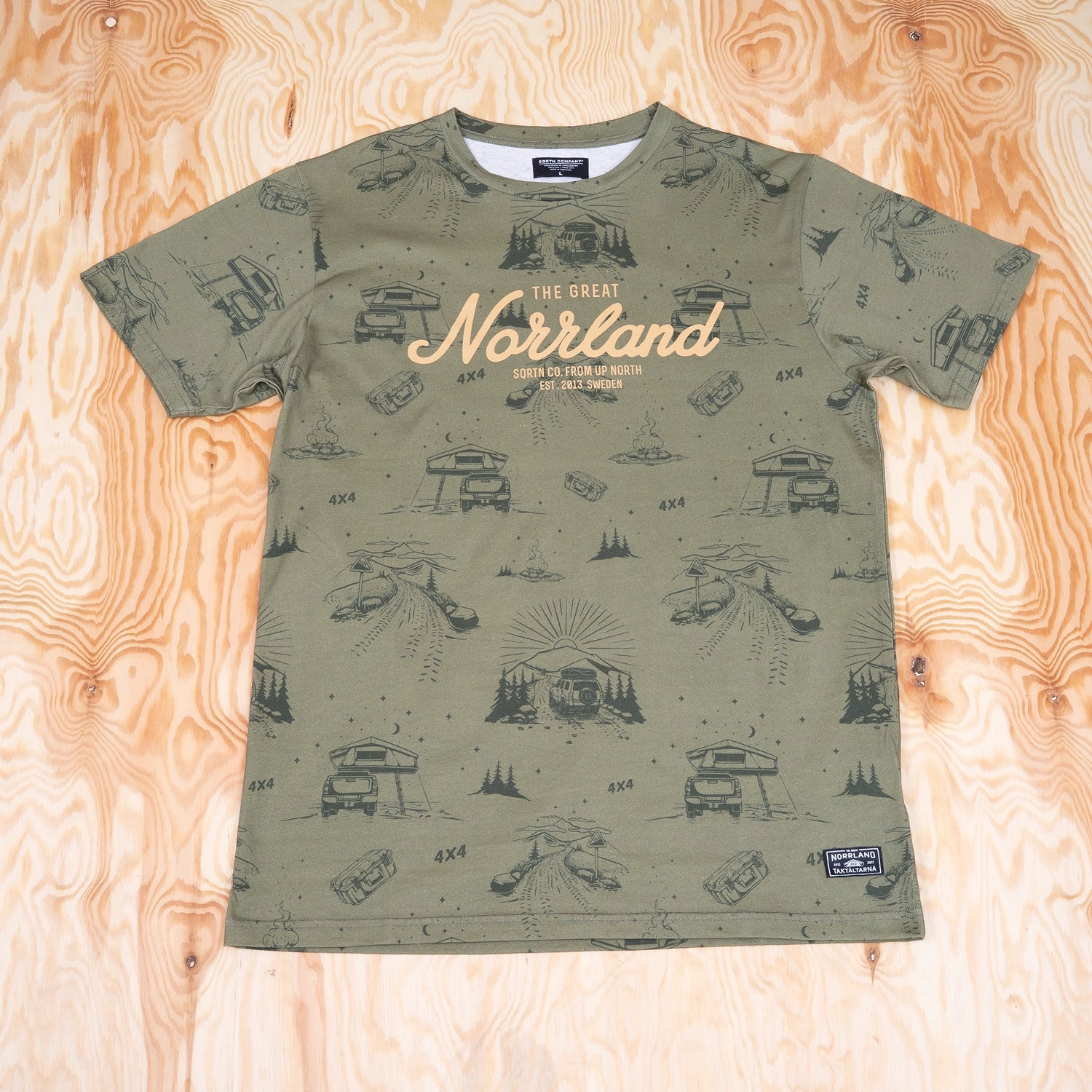 Sqrtn Great Norrland T-shirt TKT Olive