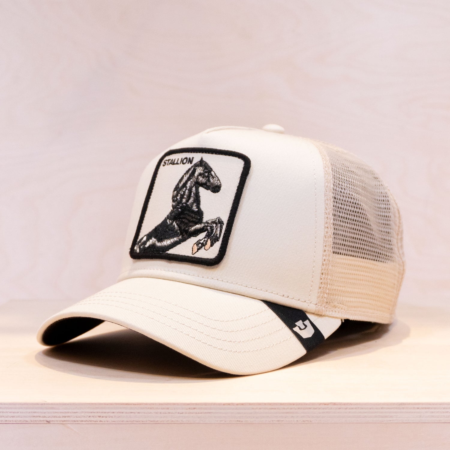 Goorin Bros Stallion Trucker Cap Chalk